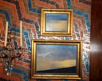 2 Rafael Recuero Oil on Board Paintings