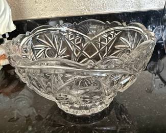 American Brilliant Period Cut Glass Bowl