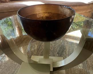 Art Deco Style Pedestal Bowl Centerpiece