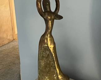 Esther Wertheimer Bronze 'Mother and Child' Sculpture
