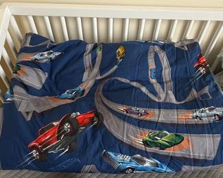 Pottery Barn Kids Hot Wheels Bedding Set