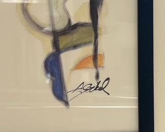 Alfred Gockel abstract figurative framed print