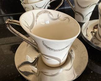 Spal Portugal 'Jazz' Teacup and Saucer Set