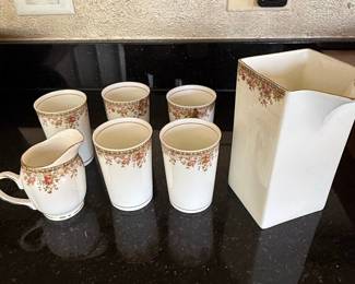 Hitkari Potteries Bone China Beverage Set