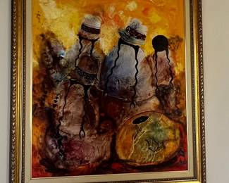 Fico Signed Original Oil Painting