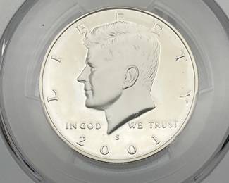 2001-S Silver Proof Kennedy Half Dollar