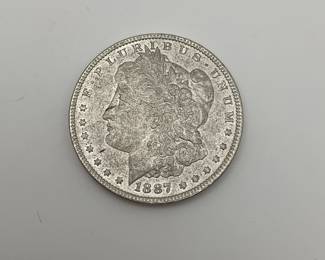 1887 US Morgan Silver Dollar
