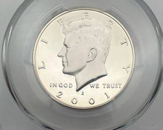 2001-S Silver Proof Kennedy Half Dollar
