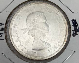 1964 Canadian Dollar Coin