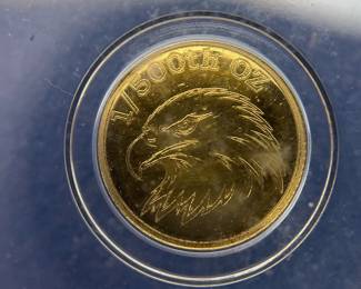 US Eagle Head Gold Round