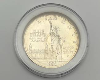 1986-P Statue of Liberty Commemorative Silver Dollar