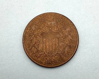 1870 US 2-Cent Piece