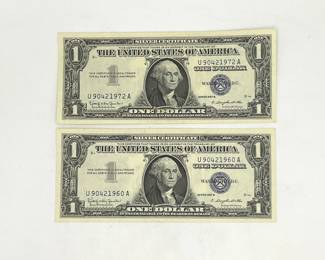 1957 B Silver Certificates