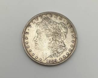 1889-O US Morgan Silver Dollar