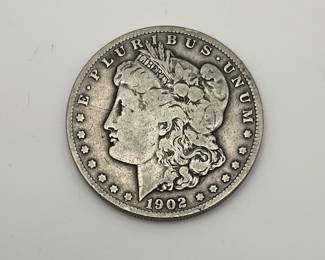 1902-S US Morgan Silver Dollar