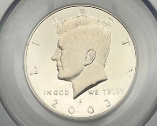 2003-S Silver Proof Kennedy Half Dollar