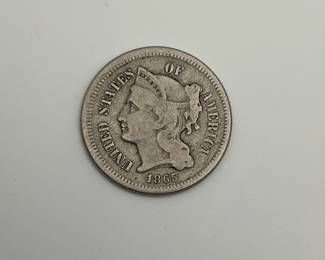 1876 3-Cent Nickel