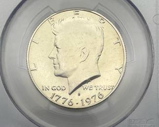 1976-S Silver Kennedy Half Dollara
