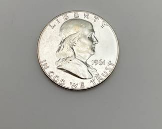 1961 Proof Franklin Silver 50c