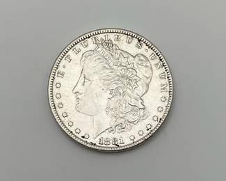 1881 US Morgan Silver Dollar