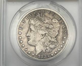 1883-CC Morgan Dollar