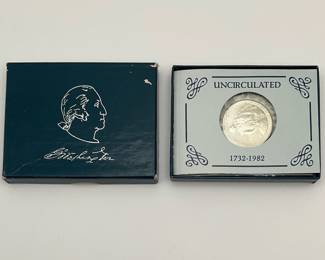 1982 George Washington Uncirculated Silver Half Dollar