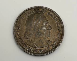 1893 Columbian Exposition Silver Commemorative Half Dollar