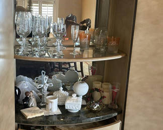 Lot 120: Assorted Wine Glasses and Beverage Glassware