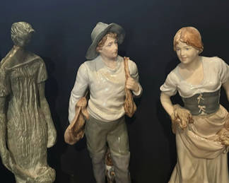 Lot 92: Three Figurines and Sculptures