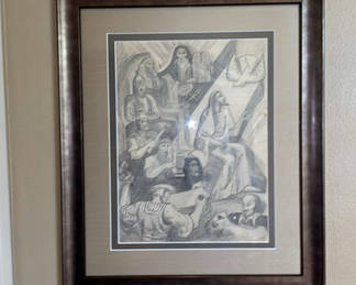Lot 112: Framed Artwork and Canvas Paintings