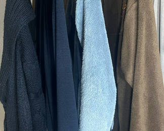 Lot 233: Assorted Sweaters and Fleece Jackets