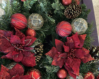 Lot 6: Pre-Lit Decorated Holiday Garland Set