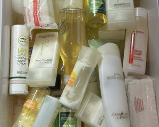 Lot 84: Assorted Travel-Size Body Care and Toiletry Products