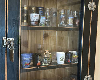Lot 62: Collection of Souvenir Shot Glasses and Small Cups