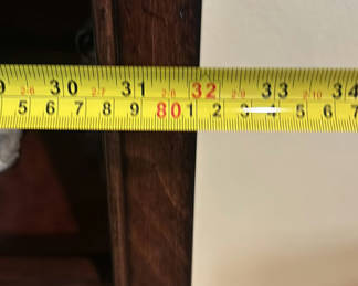 Lot 117: Tall Wooden Bookshelf