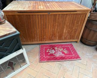 CHIC TEAK TEAK WOOD TRUNK