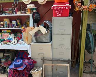FILING CABINETS AND COOLERS