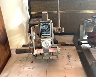 KINGSLEY M-60 HOT FOIL STAMPING MACHINE