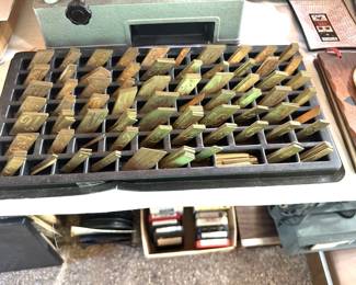 NEW HERMES BRASS FONTS FOR ENGRAVING MACHINE