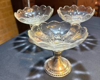 GORHAM 859 STERLING BOTTOM BOWLS