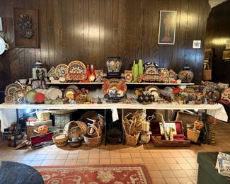 FRANKOMA , MEXICAN AND ITALY POTTERY