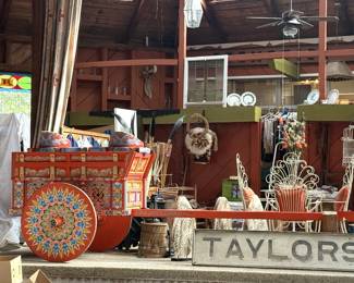COSTA RICA OXCART WAGON 48"TALL 33" WIDE EXCLUDING WHEELS 9' TOUNGE