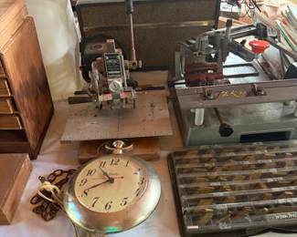 KINGSLEY M-60 HOT FOIL STAMPING MACHINE
