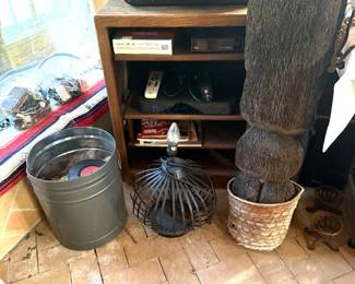 PRINTER, BUCKET OF 45 RECORDS