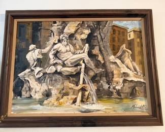 MOHOMAD ALI SIGNED PAINTING