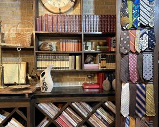 BOOKS, MAGAZINES AND MENS TIES
