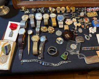 COSTUME JEWELRY AND WATCHES