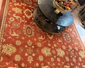 BURGUNDAY AZTEC RUG 8' X10'7"