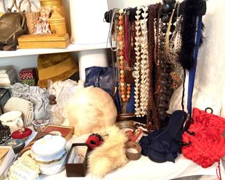 FUR HAT COSTUME NECKLACES