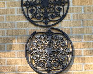 2 IRON WALL ART